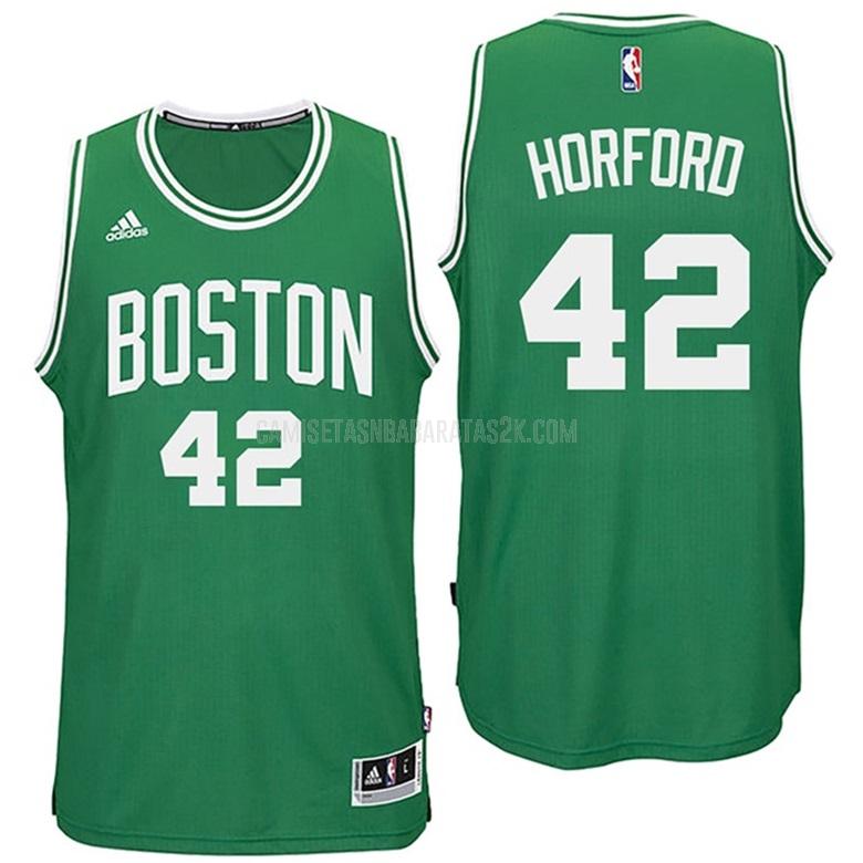 camiseta boston celtics de la al horford 42 hombres verde road