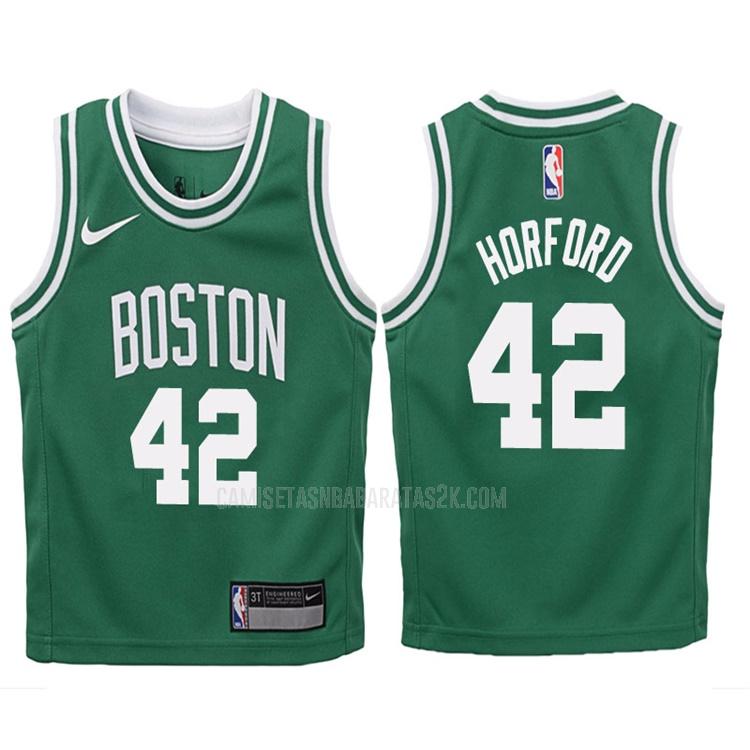 camiseta boston celtics de la al horford 42 niños verde icon 2017-18