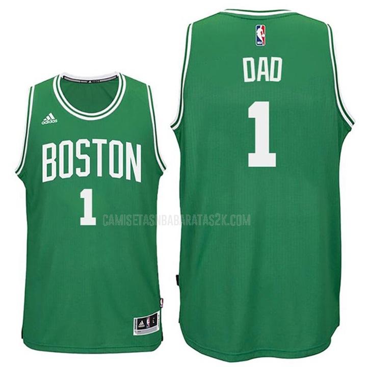 camiseta boston celtics de la dad 1 hombres verde dia del padre