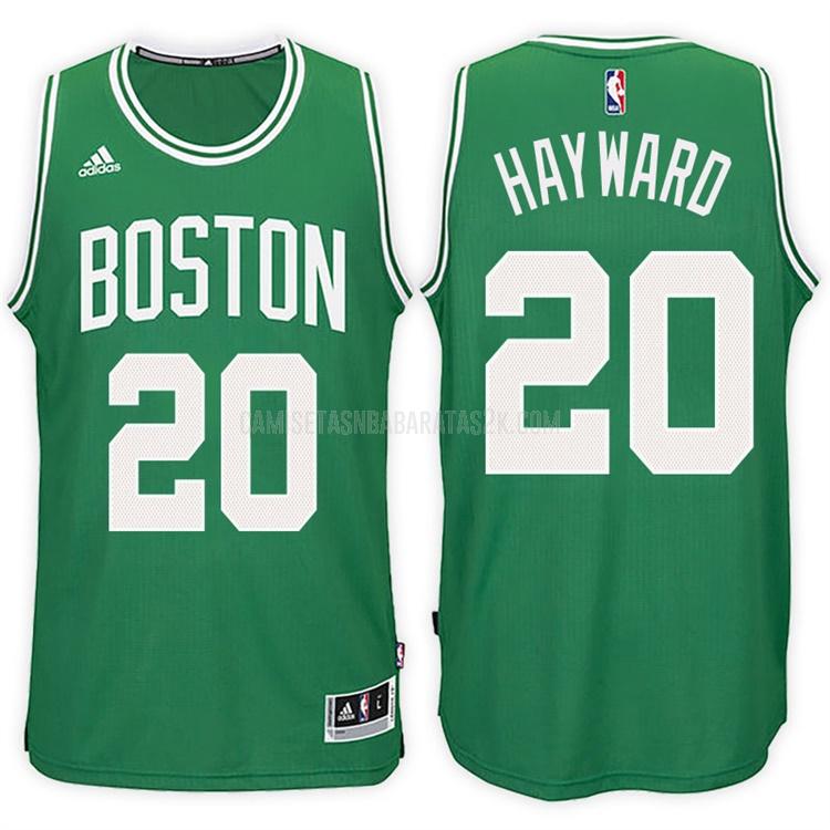camiseta boston celtics de la gordon hayward 20 hombres verde road