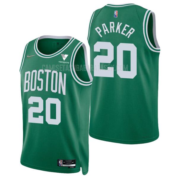 camiseta boston celtics de la jabari parker 20 hombres verde icon edition