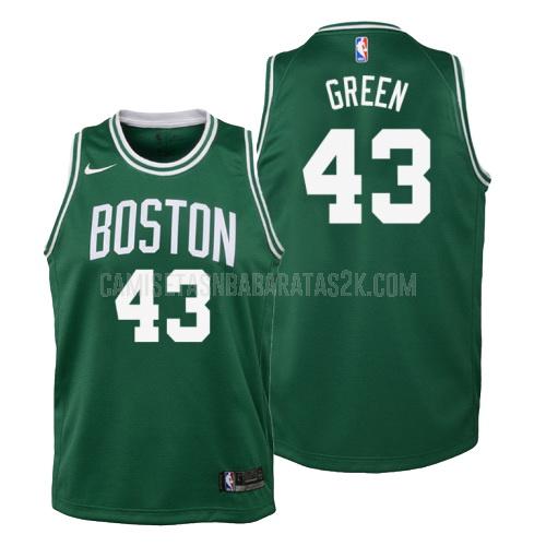 camiseta boston celtics de la javonte green 43 niños verde icon