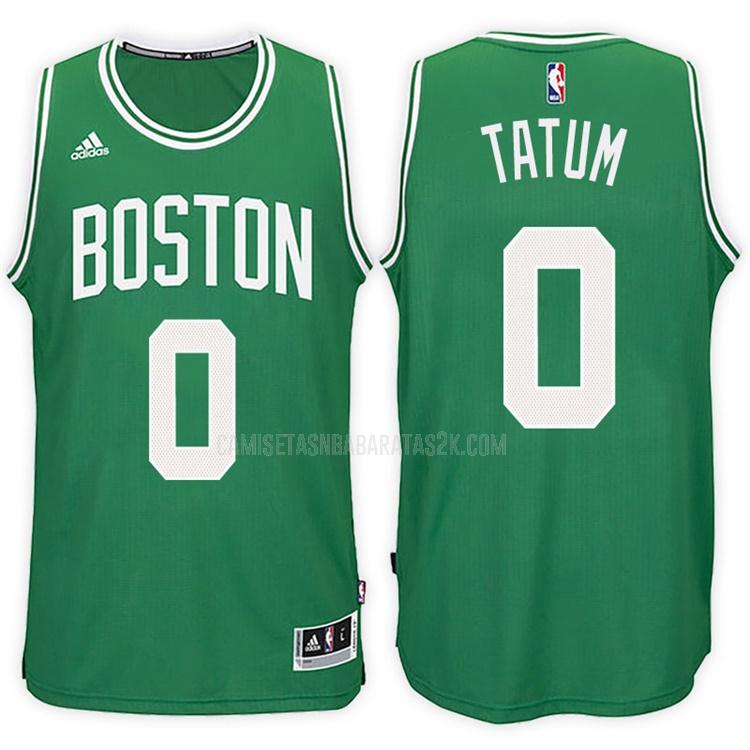 camiseta boston celtics de la jayson tatum 0 hombres verde road