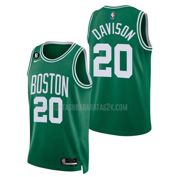 camiseta boston celtics de la jd davison 12 hombres verde icon edition 2022-23