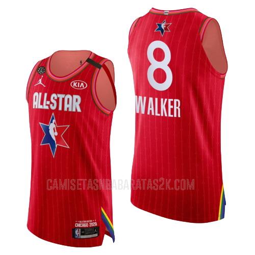 camiseta boston celtics de la kemba walker 8 hombres rojo nba all-star 2020