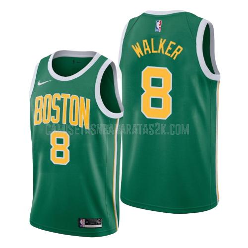 camiseta boston celtics de la kemba walker 8 hombres verde edición earned