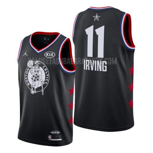 camiseta boston celtics de la kyrie irving 11 hombres negro nba all-star 2019
