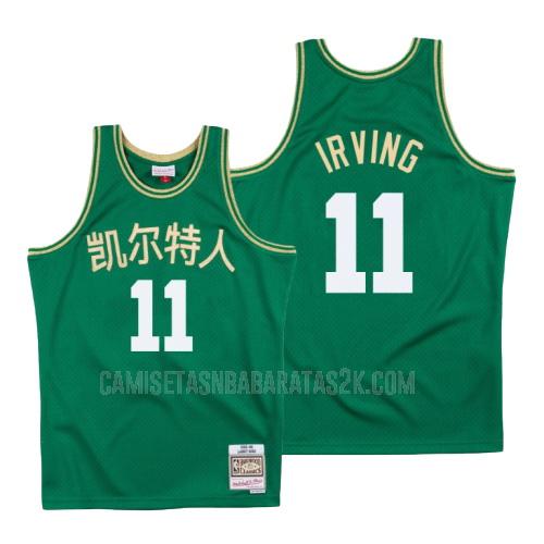 camiseta boston celtics de la kyrie irving 11 hombres verde año nuevo chino