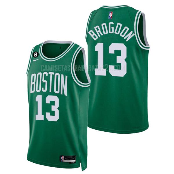 camiseta boston celtics de la malcolm brogdon 13 hombres verde icon edition 2022-23