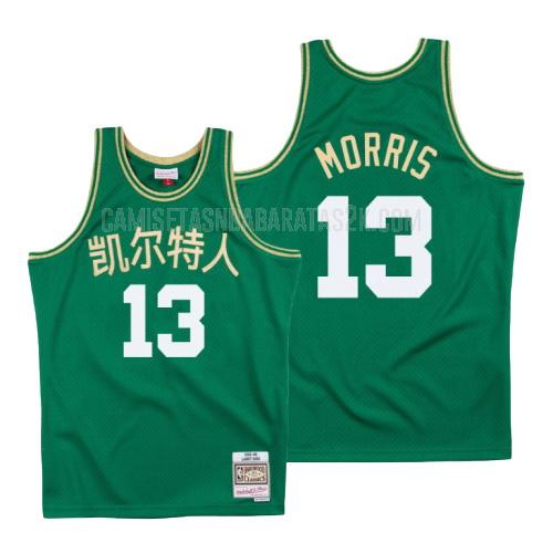 camiseta boston celtics de la marcus morris 13 hombres verde año nuevo chino