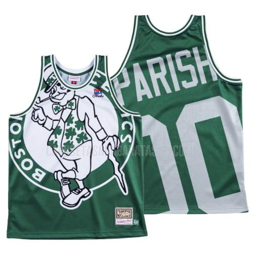 camiseta boston celtics de la robert parish 0 hombres verde big face