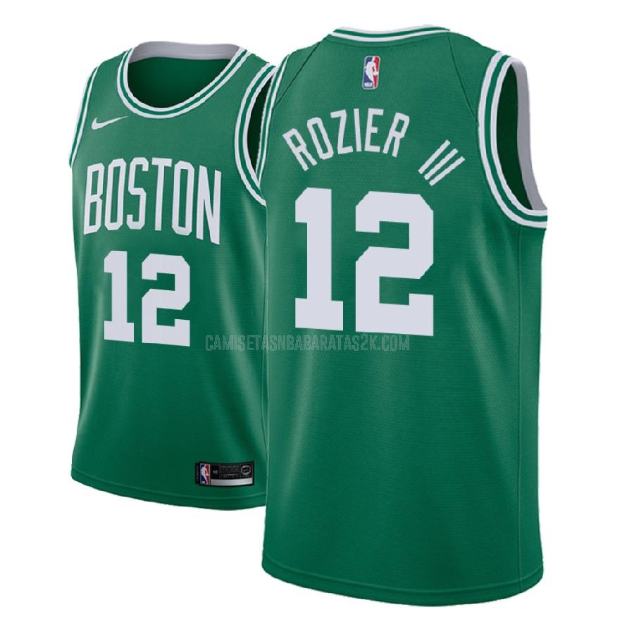 camiseta boston celtics de la terry rozier 12 hombres verde icon 2017-18