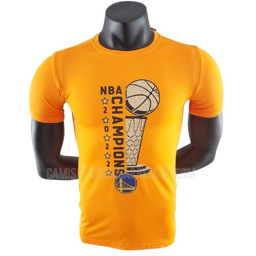camiseta de baloncesto golden state warriors de la hombres amarillo 22822a13 champions 2022