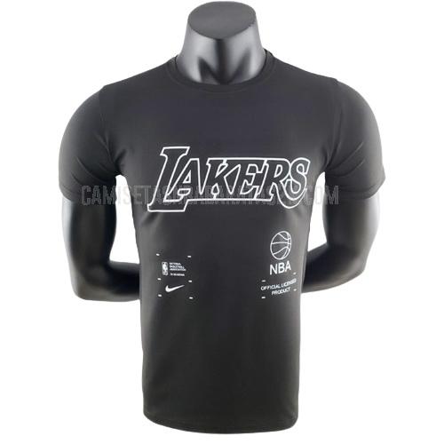 camiseta de baloncesto los angeles lakers de la hombres negro 22822a27 2022-23