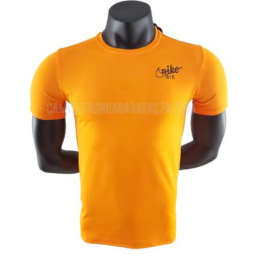 camiseta de baloncesto nike air de la hombres amarillo 22822a11 2022-23