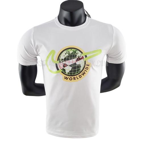 camiseta de baloncesto nike de la hombres blanco 22822a31 2022-23