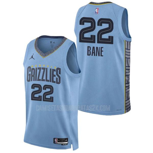 camiseta memphis grizzlies de la desmond bane 22 hombres azul statement edition 2022-23
