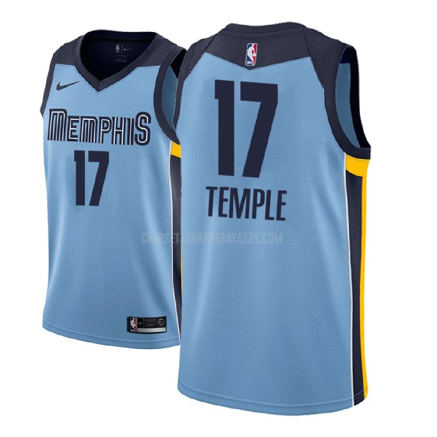 camiseta memphis grizzlies de la garrett temple 17 hombres azul statement 2018-19