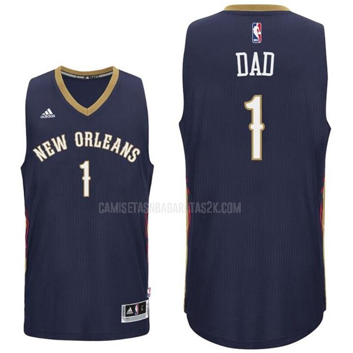 camiseta new orleans pelicans de la dad 1 hombres azul dia del padre