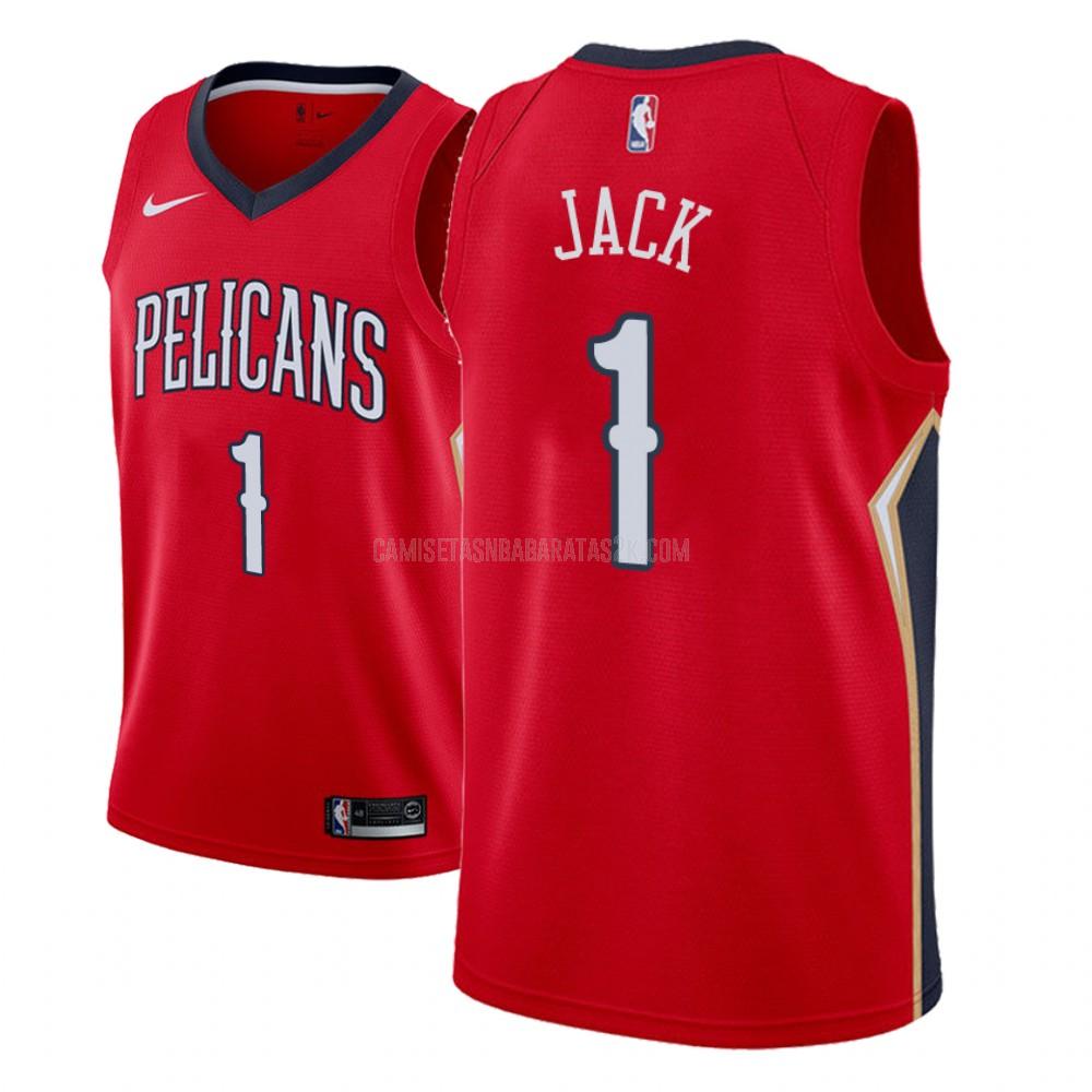 camiseta new orleans pelicans de la jarrett jack 1 hombres rojo statement