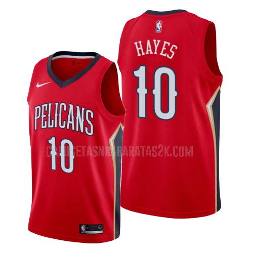 camiseta new orleans pelicans de la jaxson hayes 10 hombres rojo statement