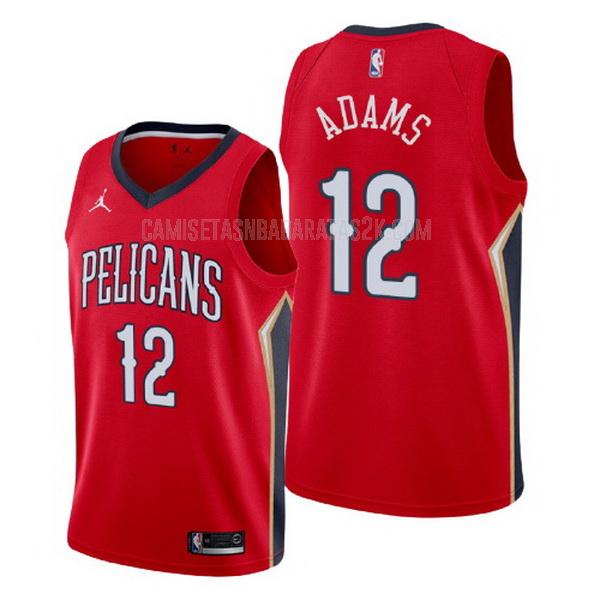 camiseta new orleans pelicans de la steven adams 12 hombres rojo statement