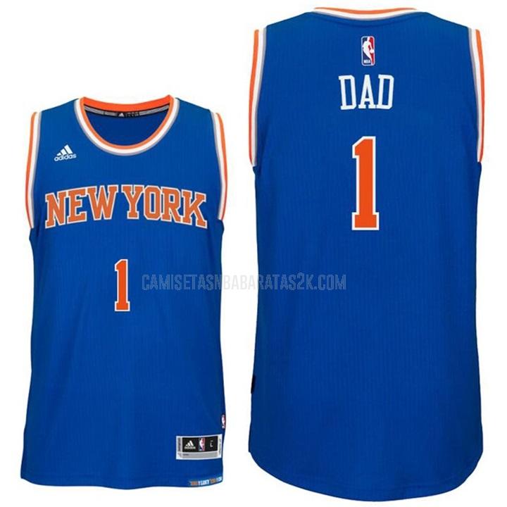 camiseta new york knicks de la dad 1 hombres azul dia del padre