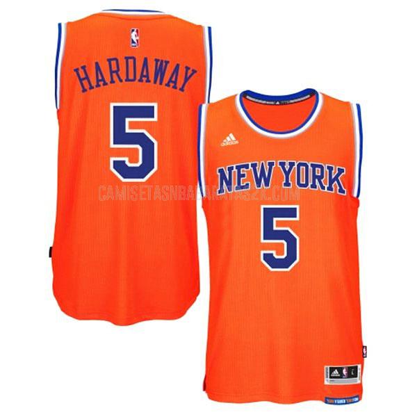 camiseta new york knicks de la tim hardaway jr 5 hombres naranja alterno swingman 2014-15