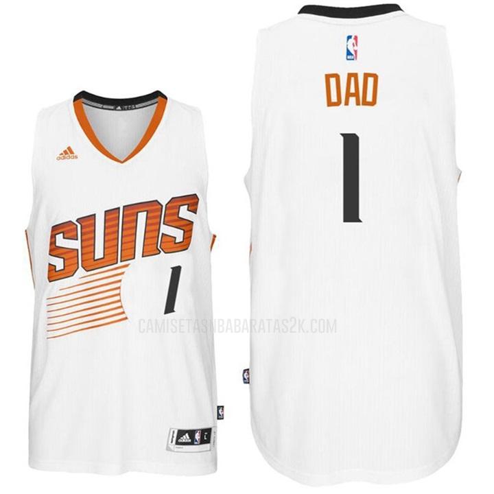 camiseta phoenix suns de la dad 1 hombres blanco dia del padre