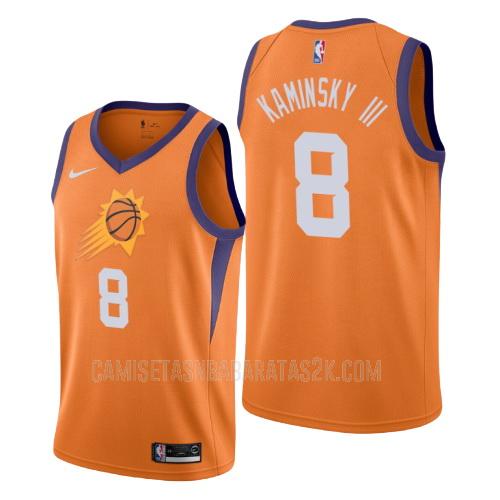 camiseta phoenix suns de la frank kaminsky 8 hombres naranja statement 2019-20