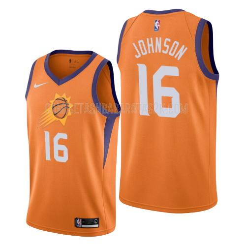 camiseta phoenix suns de la tyler johnson 16 hombres naranja statement 2019-20