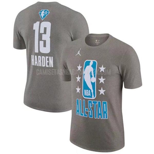 camisetas all-star de la james harden 13 hombres gris 2022