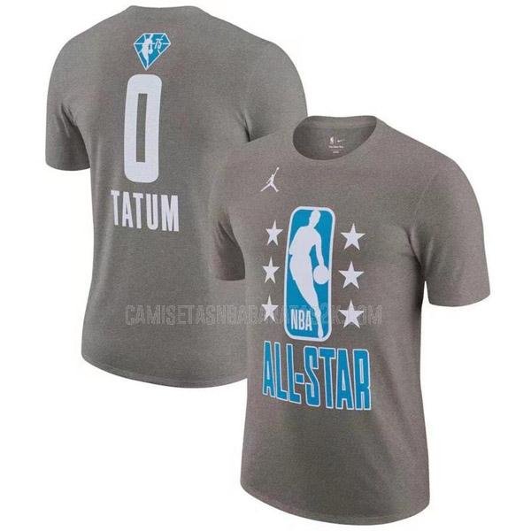 camisetas all-star de la jayson tatum 0 hombres gris 2022