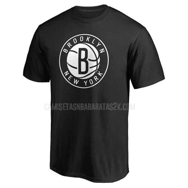 camisetas brooklyn nets de la hombres negro 417a21