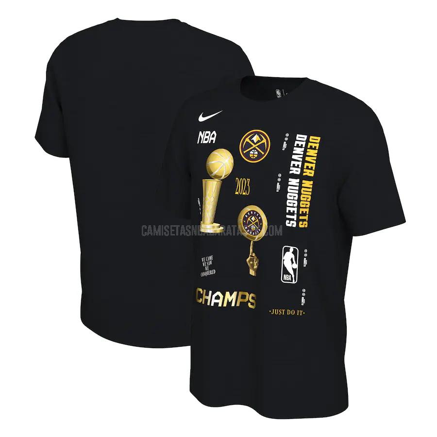 camisetas denver nuggets de la 23621a15 hombre negro nba champs 2022-23