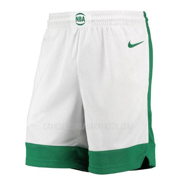 pantalones cortos boston celtics de la hombres blanco city edition 2020-21