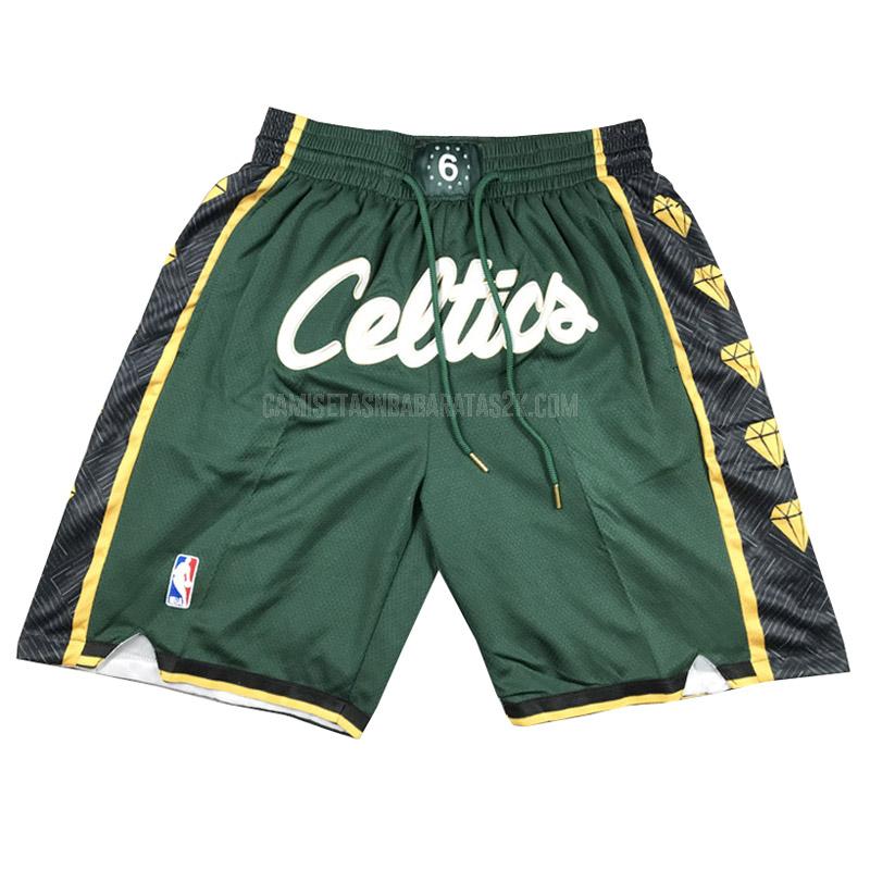 pantalones cortos de baloncesto boston celtics de la verde city edition 2023