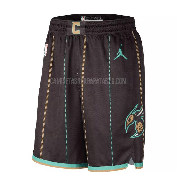 pantalones cortos de baloncesto charlotte hornets de la negro city edition 2023
