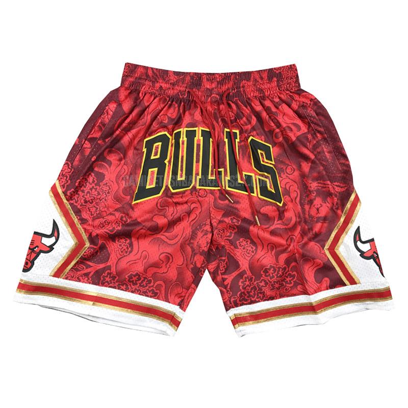 pantalones cortos de baloncesto chicago bulls de la rojo tiger year edition 2023