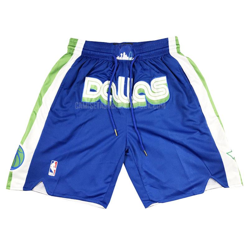 pantalones cortos de baloncesto dallas mavericks de la azul city edition 2023