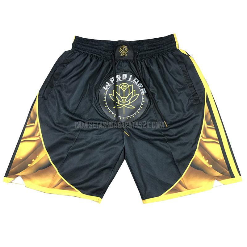 pantalones cortos de baloncesto golden state warriors de la negro city edition 2023