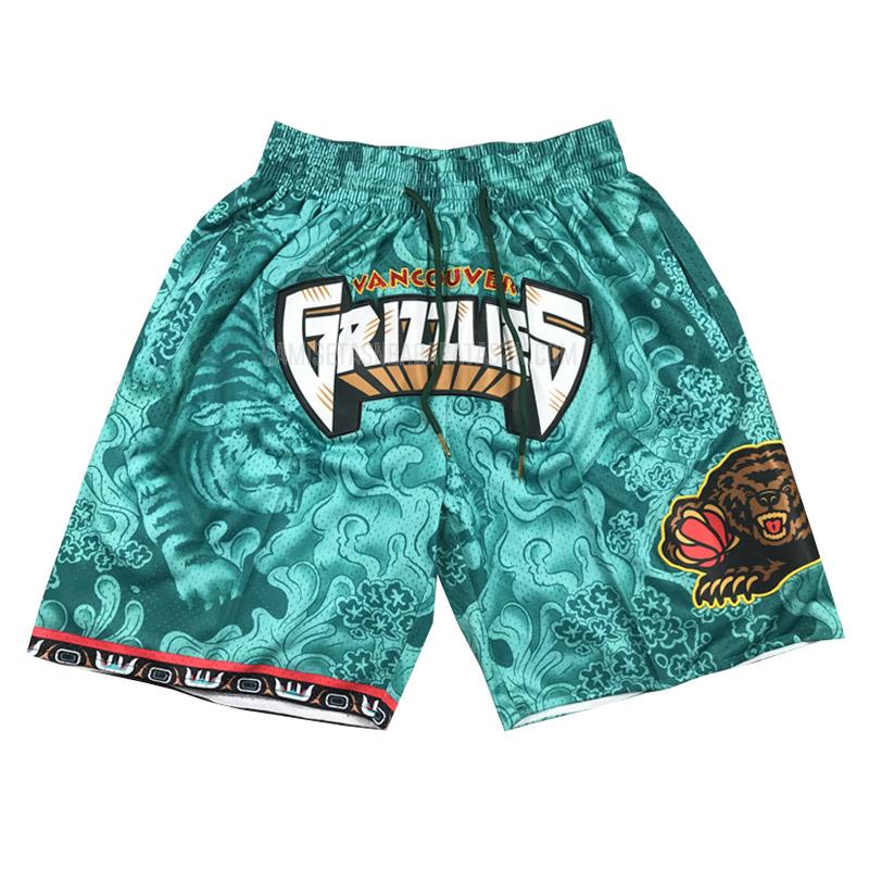 pantalones cortos de baloncesto memphis grizzlies de la verde tiger year edition 2023