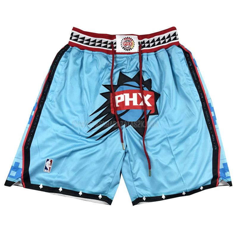 pantalones cortos de baloncesto phoenix suns de la azul city edition 2023