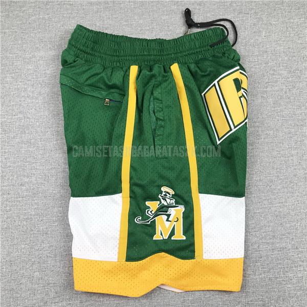 pantalones cortos high school de la lebron james hombres verde jms1 