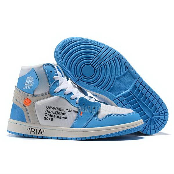 zapatos air jordan de la hombres azul off-white zb351
